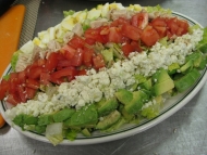 A composed Cobb Salad
